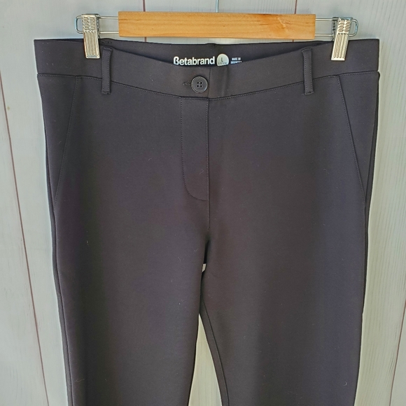Betabrand black yoga pants bootcut - Picture 3 of 10